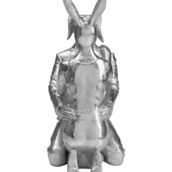 Online Deko Objekt Kissing Rabbit And Dog Silber Deko & Geschenkartikel