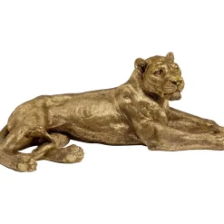 Hot Deko Objekt Lion Gold 113Cm Deko & Geschenkartikel