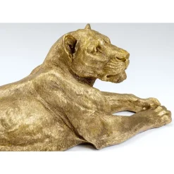 Hot Deko Objekt Lion Gold 113Cm Deko & Geschenkartikel