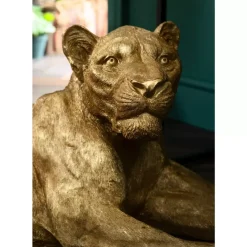 Hot Deko Objekt Lion Gold 113Cm Deko & Geschenkartikel