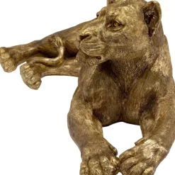 Hot Deko Objekt Lion Gold 113Cm Deko & Geschenkartikel
