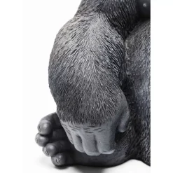 New Deko Objekt Monkey Gorilla Side Medium Schwarz Deko & Geschenkartikel