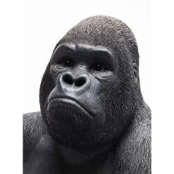 New Deko Objekt Monkey Gorilla Side Medium Schwarz Deko & Geschenkartikel