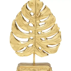 Outlet Deko Objekt Monstera Leaf Gold 26Cm Deko & Geschenkartikel