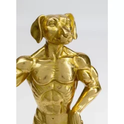 Best Deko Objekt Muscle Dog Gold Deko & Geschenkartikel