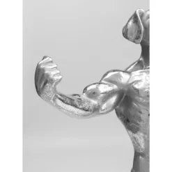 Best Deko Objekt Muscle Dog Silber Deko & Geschenkartikel