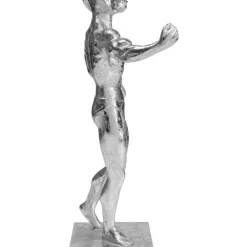 Best Deko Objekt Muscle Dog Silber Deko & Geschenkartikel