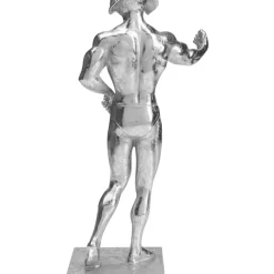 Best Deko Objekt Muscle Dog Silber Deko & Geschenkartikel