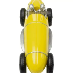 Clearance Deko Objekt Racing Car Gelb 9Cm Deko & Geschenkartikel