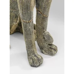 Clearance Deko Objekt Sitting Leopard Pearls 42 Deko & Geschenkartikel