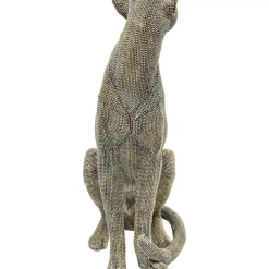 Clearance Deko Objekt Sitting Leopard Pearls 42 Deko & Geschenkartikel