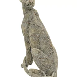 Clearance Deko Objekt Sitting Leopard Pearls 42 Deko & Geschenkartikel