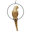 Clearance Deko Objekt Swinging Parrot Gold Deko & Geschenkartikel