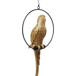 Clearance Deko Objekt Swinging Parrot Gold Deko & Geschenkartikel