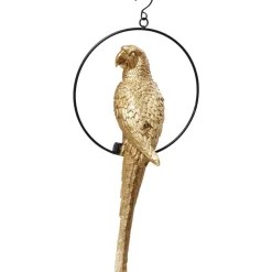 Clearance Deko Objekt Swinging Parrot Gold Deko & Geschenkartikel