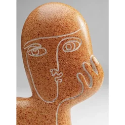 Clearance Deko Objekt Thought Braun 27Cm Deko & Geschenkartikel