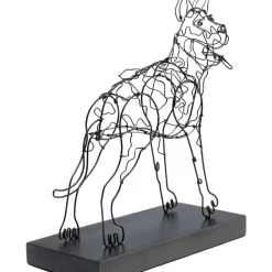 Clearance Deko Objekt Wire Attack Dog 36Cm Deko & Geschenkartikel