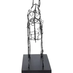 Clearance Deko Objekt Wire Attack Dog 36Cm Deko & Geschenkartikel