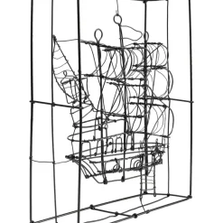 Online Deko Objekt Wire Sail Boat 28Cm Deko & Geschenkartikel