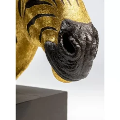 Deko Objekt Zebra Gold Deko & Geschenkartikel