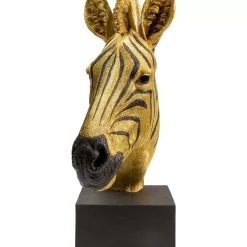 Deko Objekt Zebra Gold Deko & Geschenkartikel
