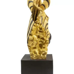 Deko Objekt Zebra Gold Deko & Geschenkartikel