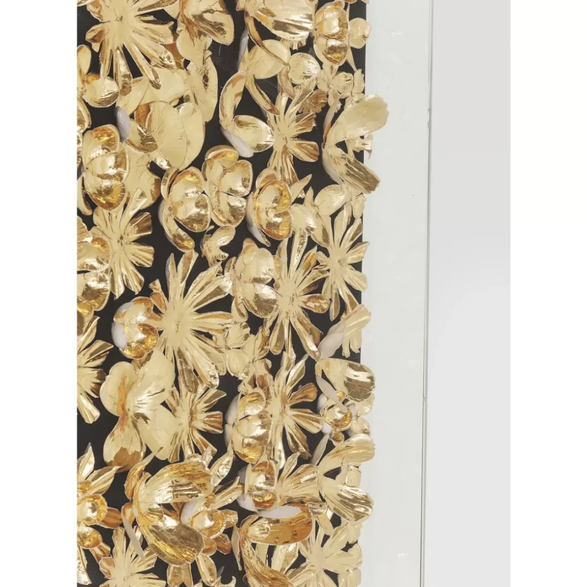 Outlet Deko Rahmen Gold Flower 120X120Cm Bilder