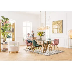 Outlet Deko Rahmen Gold Flower 120X120Cm Bilder