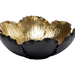Best Deko Schale Flower Bloom Schwarz Gold O25Cm Deko & Geschenkartikel