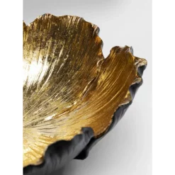 Best Deko Schale Flower Bloom Schwarz Gold O25Cm Deko & Geschenkartikel