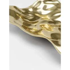 New Deko Schale Jade Gold 31X29Cm Deko & Geschenkartikel