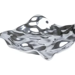 New Deko Schale Jade Silber 31X29Cm Deko & Geschenkartikel