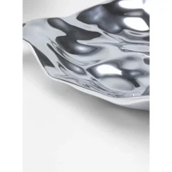 New Deko Schale Jade Silber 31X29Cm Deko & Geschenkartikel