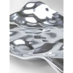 New Deko Schale Jade Silber 31X29Cm Deko & Geschenkartikel