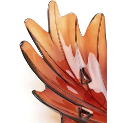 New Deko Schale Leaf Rot 14Cm Deko & Geschenkartikel