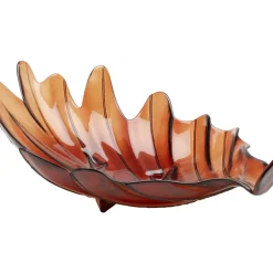 New Deko Schale Leaf Rot 14Cm Deko & Geschenkartikel