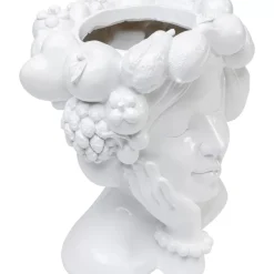 Clearance Deko Vase Fruity Weis 29Cm Vasen