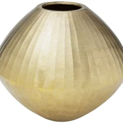 Online Deko Vase Sacramento Carving Champagner Gold 30Cm Vasen