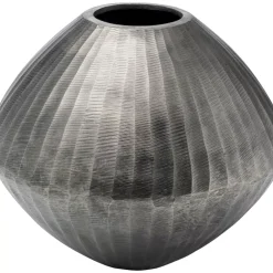 Deko Vase Sacramento Carving Silber Antik 30Cm Vasen