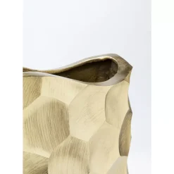 Outlet Deko Vase Sacramento Comb Champagner Gold 59Cm Vasen