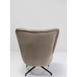 Discount Drehsessel Bellissima Velvet Beige Sessel