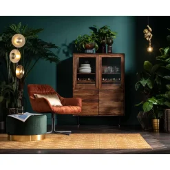 New Drehsessel Bristol Rostrot Sessel