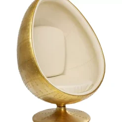 Outlet Drehsessel Eye Ball Messing Sessel