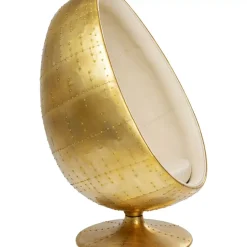 Outlet Drehsessel Eye Ball Messing Sessel