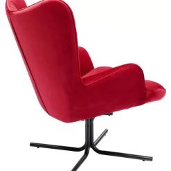Online Drehsessel Oscar Velvet Rot Sessel
