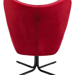 Online Drehsessel Oscar Velvet Rot Sessel