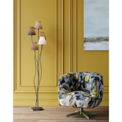 Online Drehsessel Peony Flower Gelb Sessel