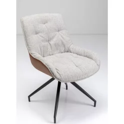 Online Drehstuhl Lori Grau Braun Stühle