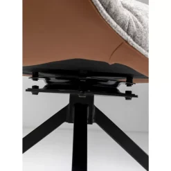 Online Drehstuhl Lori Grau Braun Stühle