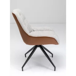 Online Drehstuhl Lori Grau Braun Stühle